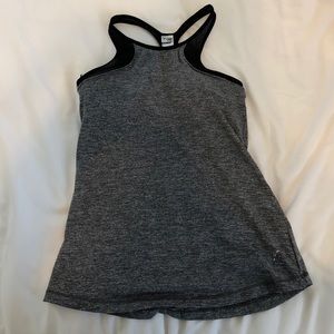 Racerback yoga/running top with bra built in!